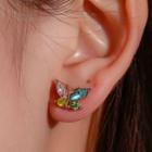Butterfly Ear Stud 1 - 3056 - Kc Gold - One Size
