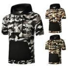 Short-sleeve Hooded Camouflage T-shirt