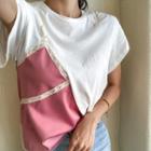 Mock Two-piece Camisole T-shirt