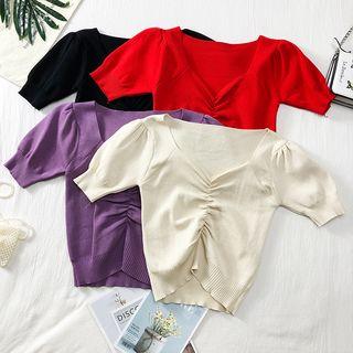 Ruched Crop Top