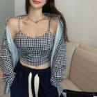 Houndstooth Camisole Top / Shirt
