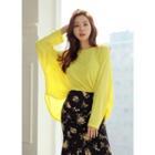 Raglan-sleeve Oversized T-shirt