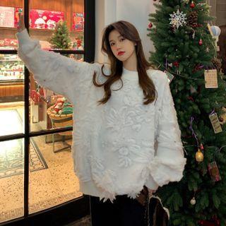 Lace Flower Sweater