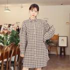 Checked Loose-fit Shirtdress