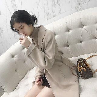 Waist-tied Coat
