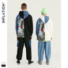 Couple Patchwork Printed Light Hoodie