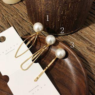 Set: Faux Pearl Hair Clip (various Designs)