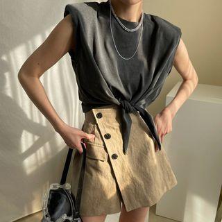 Sleeveless T-shirt / A-line Skirt / Shorts