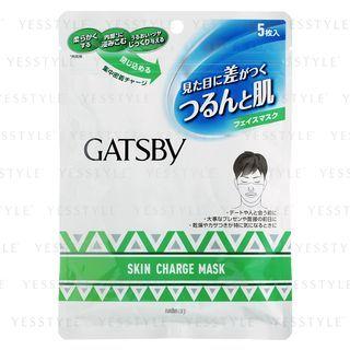 Mandom - Gatsby Skin Charge Mask 5 Pcs