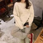 Cable-knit Long-sleeve Sweater / Knit Pants