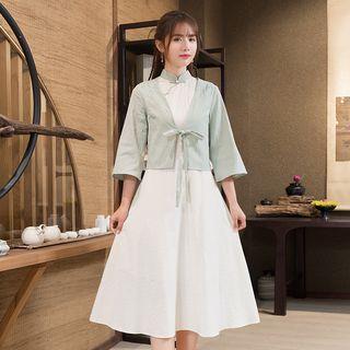 Embroidered Hanfu + Dress Set