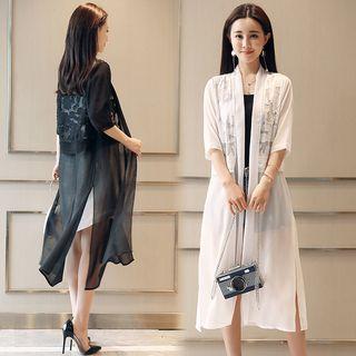 Short-sleeve Chiffon Jacket