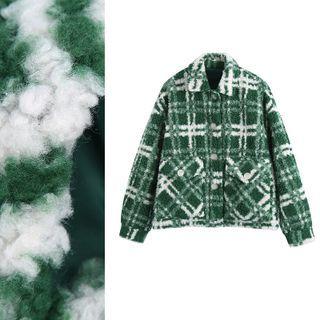 Gingham Single Breasted Jacket
