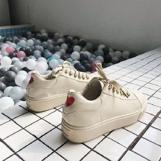 Heart-accent Platform Sneakers