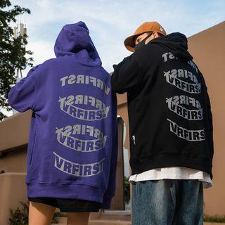 Unisex Reflective Hooded Sweatshirt