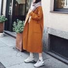 One-button Hand-made Coat