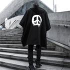 Hooded Logo Zip Jacket Black - One Size