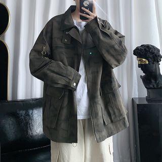 Tie Dye Cargo Jacket