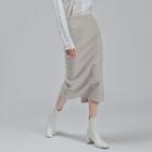 [lovb] Formal H-line Midi Skirt