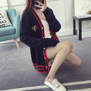 Bee Embroidered Cardigan
