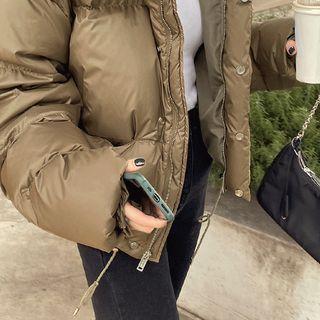 Eco-fur Trim Puffer Jacket
