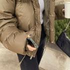 Eco-fur Trim Puffer Jacket