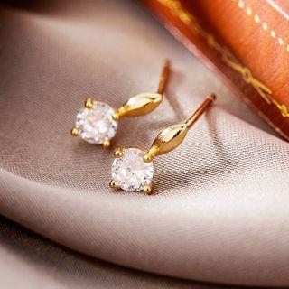 Sterling Silver Dangle Earring 1 Pair - Sterling Silver Dangle Earring - Gold - One Size