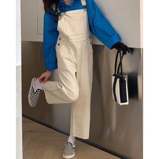 Denim Dungaree Pants Off-white - One Size