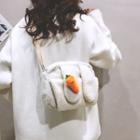 Rabbit-ear Accent Shoulder Bag