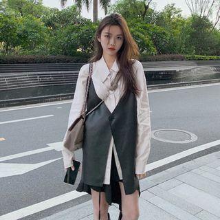 Long-sleeve Shirt / Camisole Top