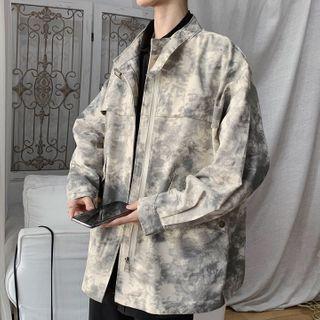Tie-dyed Zip Jacket