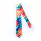Leaf Print Neck Tie