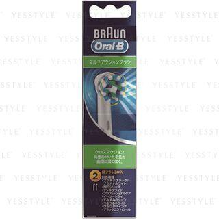 Braun - O-2 P Lal B Multi Action Brush 2 Pcs
