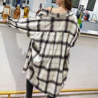 Plaid Loose Blouse
