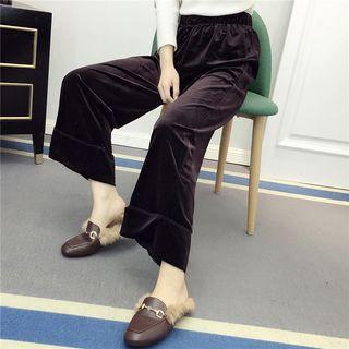 Tie-waist Loose-fit Wide-leg Pants