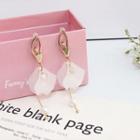 Faux Pearl Petal Ballet Dancer Dangle Earring As Shown In Figure - One Size