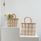 Plaid Transparent Tote Bag