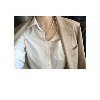 Plain Silky Shirt