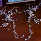 Wedding Rhinestone Branches Earring As Shown In Figure - One Size