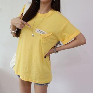 Patched Pocket-detail T-shirt