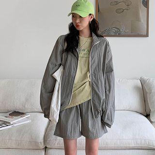 Couple Sports Set: Windbreaker + Shorts