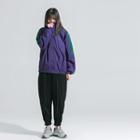 Couple Matching Two-tone Zip-up Jacket