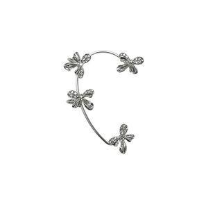 Rhinestone Ribbon Ear Cuff