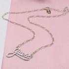Alloy Lettering Pendant Necklace As Shown In Figure - One Size