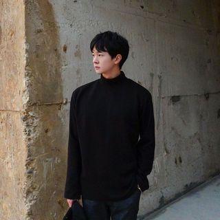Mock-neck Fleece Top In 8 Colors
