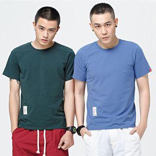 Short Sleeve Plain Label T-shirt