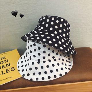 Dot Print Foldable Bucket Hat