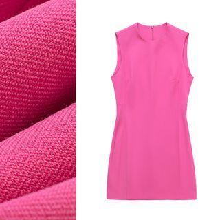 Plain Slim Cut Tank Dress