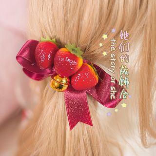 Strawberry Barrette / Hair Tie