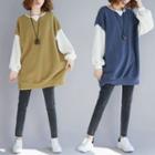 Two-tone Furry Pullover